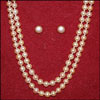Two line Peach Pearl Set SBJ-2 - Click here to View more details about this Product
